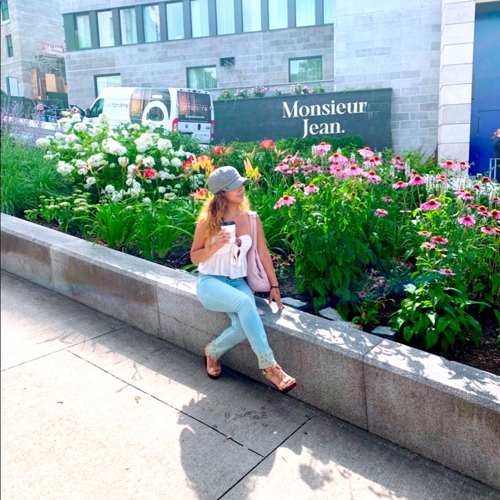 Lily Pulitzer flower Jeans